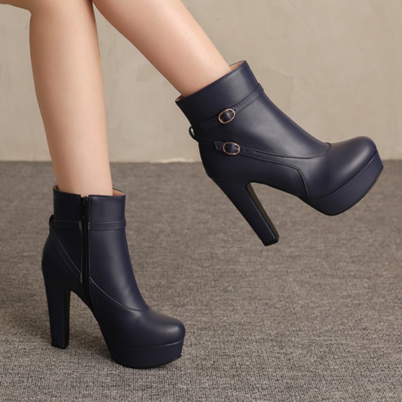 รองเท้าบูทแฟชั่นผู้หญิงแบบสั้น - Ethnic Modern Fashion บทวิจารณ์และราคา