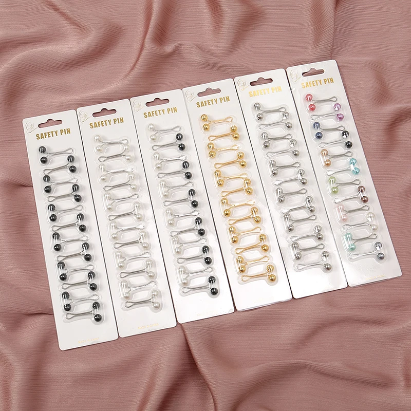 12 ชิ้น/ถุงมุสลิม Hijab Pins ผ - Ethnic Modern Fashion บทวิจารณ์และราคา
