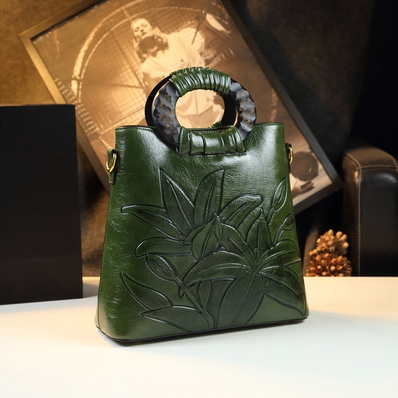 กระเป๋าหนังสไตล์วินเทจสำหรับผู - New Ethnic Fashion บทวิจารณ์และราคา
