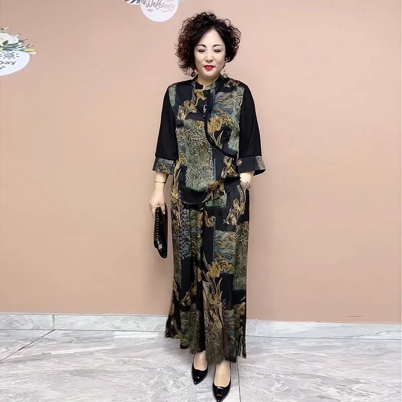 2025 ใหม่กางเกงขากว้างชุดกลางแ - New Ethnic Fashion บทวิจารณ์และราคา