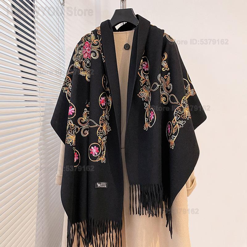 ผ้าคลุมไหล่พัชมีนาปักลายชาติพั - Go Ethnic Fashion บทวิจารณ์และราคา